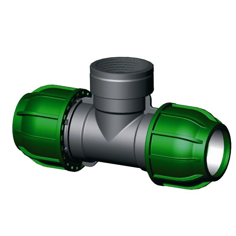 Трійник з внутрішнім різьбленням 40х1 IRRITEC